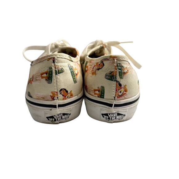 Vans Authentic Men's 4 Shoes Digi Hula Girls Tiki Hawaiian Canvas Skate Sneakers - Picture 4 of 6